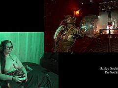 Naked BBW Plays Deadspace Part 9