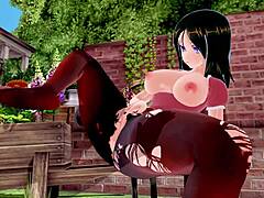 Feeling Intense Orgasm from Big Ass Riding and Blowjob in 3D Hentai