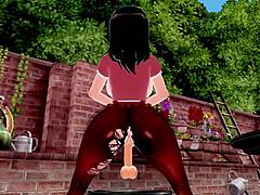 Feeling Intense Orgasm from Big Ass Riding and Blowjob in 3D Hentai