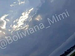 Latina Babe Shows Shaved Pussy In Public Park