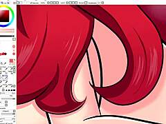 Hentai art of Miss Fortune in League of Legends speed draw