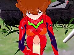 yo, asuka langley soryu’s pov blowjob and fucking is unreal in neon genesis evangelion!