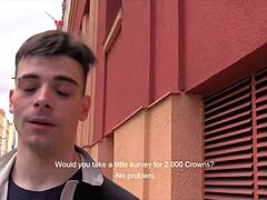 Czech Hunter Pays For Gay Anal 😈