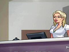 Summertimesaga - Milf Gives Stress Relief Handjob E4 75