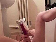 Female Slave In Masked Self-Training Session