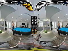 Detailed Virtual Porn Session Where Latin Milf Caitlin Bell Plays Billiards And Shows Off Her Big Tits In Reality