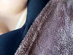 my lover sucks my big natural tits