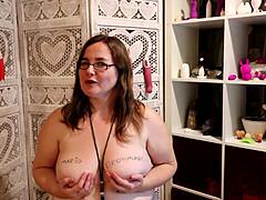 Female Condom For BBW With Topless Tits