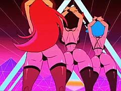 Pornstar Dances In Panties, Showing Big Tits And Ass