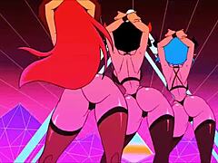 Pornstar Dances In Panties, Showing Big Tits And Ass