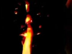 Milf’s erotic mirror reflection in steamy shower