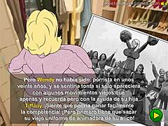 Busty family cheer squad banging hard in Spanish