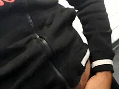 Safadeza in Gym Bathroom with Sheer Full Adrenaline Machos 😏