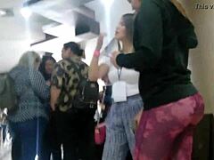 found an irresistible big-ass prostitute in leggings