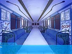 she gropes big tits in arcade game