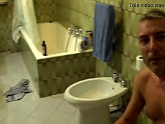 max and arianna squirt in the bathroom together as amateurs
