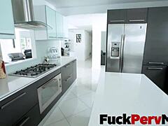 Makayla exclaims, 'Caught you sneaking for some doggystyle action!'