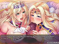 Королева в аниме игре с английскими субтитрами