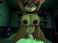 Frennis chevauche dur et sauvage