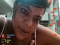 Brazilian BBW teaser showcases big tits on webcam