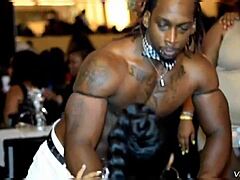 Male Strippers Prove They're Not Gay With Ebony BBW
