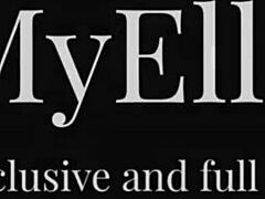 Sexy cock tease by Ella with huge handjob and blowjob 😘