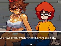 Muscular girl sucks my cock after gym 😍