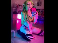 Ahegao Compilation Featuring Cosplay Babe Alicebong’s Natural Big Tits