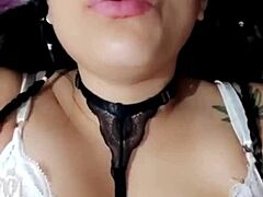 Beautiful Colombian Brunette Flashes for You