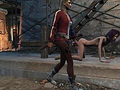 Holly’s Fallout 4 Outdoor Dildo Fun