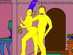 Homer heads to Moe's bar for a drink