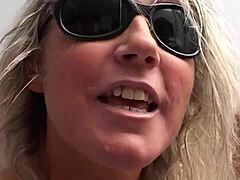 Blonde Milf Masturbates, Gets Fingered