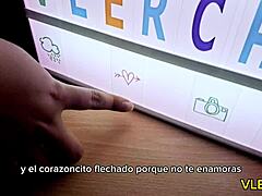 who is the hotel girl showing off?