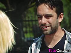 bathing young teen gently