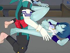 toru hagakure, kaoruko awata, and izuku midoriya in wild hentai sex