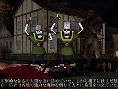 Hero battles demon king four heavenly kings in epic clash