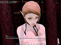 Exploring the harem hotel in this erotic game.