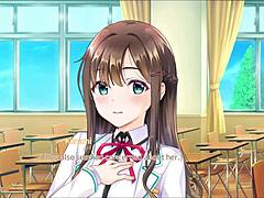 Bisexual Anime Girls Kiss and Bathe in Lesbian Hentai Shower Game