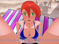 grown gwen tennyson in bikini pov promo