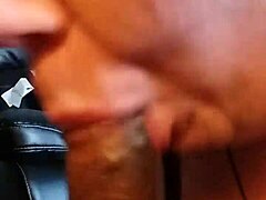 Sucking fat cock is my favorite with this BBW whore