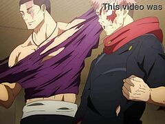 Itadori and Mahito in Skyfall Scene