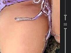 Draw Hot Woman In Bikini On Beach And Jerk Off!