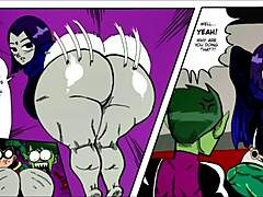 teen titans get relief from big cocks 😏
