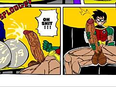 teen titans get relief from big cocks 😏
