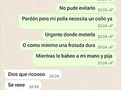 My girlfriend is so hot on the phone, part 2 of our web chat fun