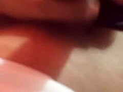 Feeling so horny, I jerked off and came hard at home.