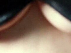 Uh, this sensual tits massage with oil got me all shaky!