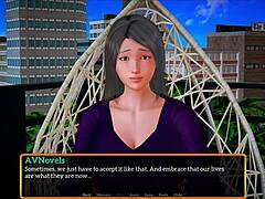 my new family plays a game together in the house