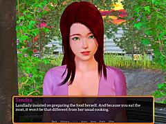 my new family plays a game together in the house