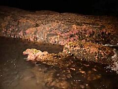 African Pornstar Novinha Masturbates Big Ass To Orgasm And Squirt On Beach